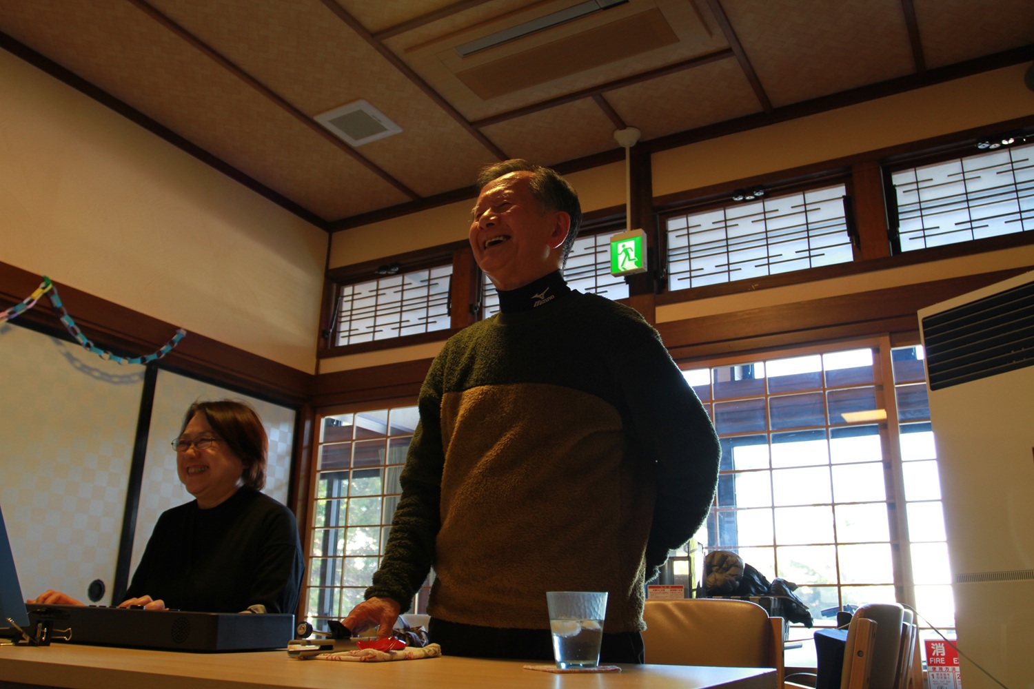 デイサービス 樹楽おいの杜 「うた会」の様子